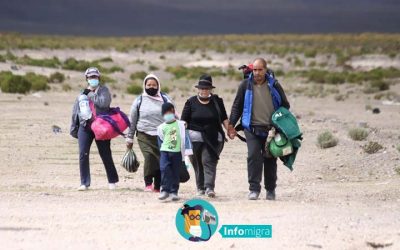 EFECTO PANDEMIA: MIGRACIÓN EN CHILE CAE DURANTE 2020, PERO SE DUPLICAN LOS INGRESOS POR PASOS NO HABILITADOS.