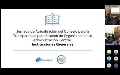 Participamos de la “Jornada de Actualización del Consejo para la Transparencia para enlaces de organismos de la administración central”