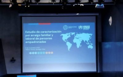 Estuvimos en la presentación del estudio “Caracterización por arraigo familiar y laboral de las personas empadronadas” del SERMIG Y ACNUR Chile