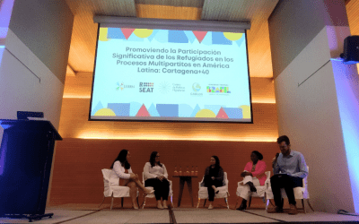 Asistimos al encuentro paralelo de Cartagena+40 sobre la participación significativa de líderes/as desplazadas 